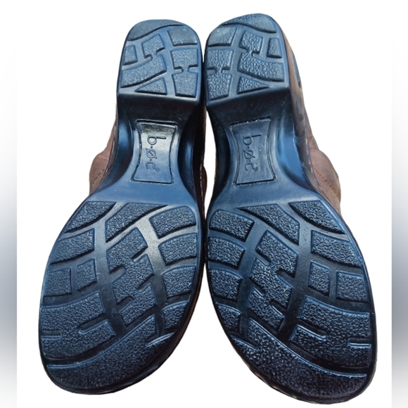 BOC Born Concept Chocolate Oiled Leather Clogs - Picture 9 of 9